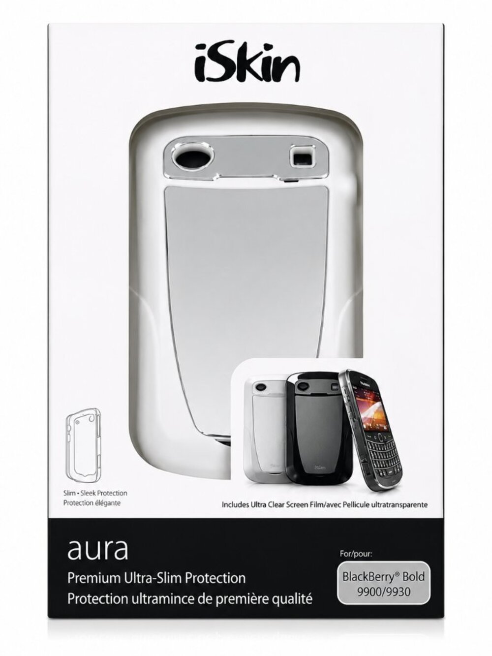 iSkin Aura cell phone cover for blackberry Gold 9900/9930